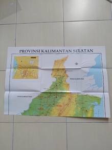 Indonesia Kalimantan Selatan big Map