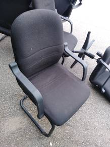 Black Steel Leg Cushion Chair TZ957