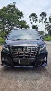 Toyota Alphard Type Black 2017 Full Accessories