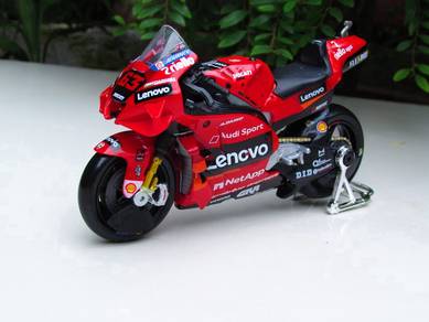 Maisto 1-18 MOTOGP 2021 Ducati Lenovo # Pecco 63