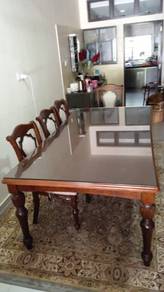 PASANG KACA ALAS MEJA l table glass top install