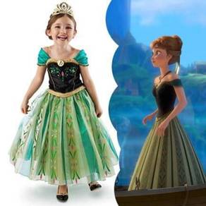 Frozen Anna Dress Costume Pretend Play