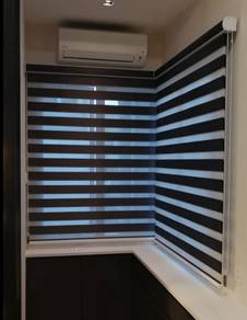 ZEBRA CURTAIN INSTALL l langsir jenis zebra blind