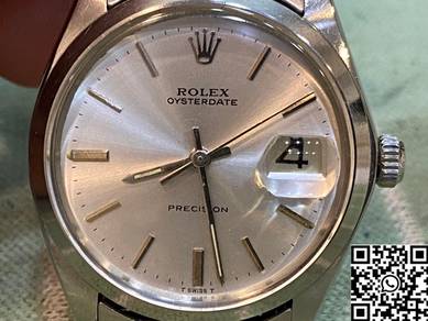 Vintage silver dial Rolex Precision 6694 1969 35mm
