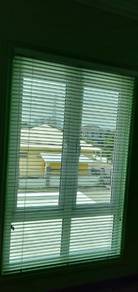 VENETIAN TIMBER BLIND l langsir kayu solid