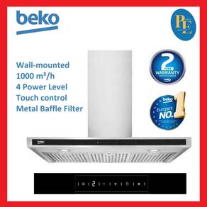 Beko Touch Control Chimney Cooker Hood - HCB93042X