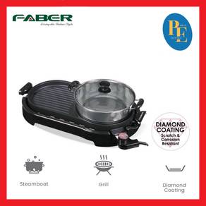 Faber 2-in-1 BBQ Grill & Steamboat