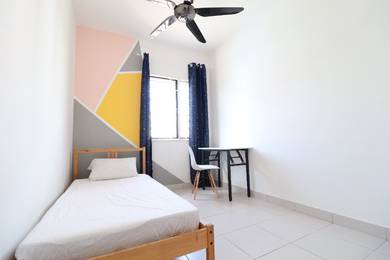 Furnished Master Bedroom with Toilet in Setia Alam