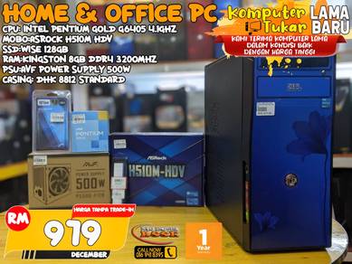 Bsse Home & Office PC Intel Pentium Gold G6405 New