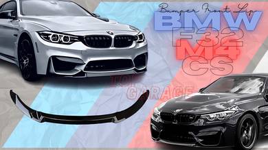 Bmw F32 M4 Bumper Cs Front Lip Bodykit Gloosy Blk
