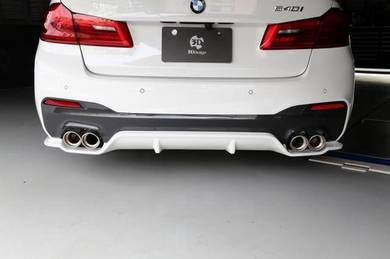 Bmw G30 M-Sport 3D Rear Diffuser Add On Bodykit