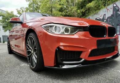 Bmw F30 M3 M-P Front Lip 3 Pcs Bodykit Gloosy Blk