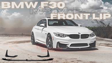 Bmw F30 M3 M-P Front Lip 3 Pcs Bodykit Gloosy Blk