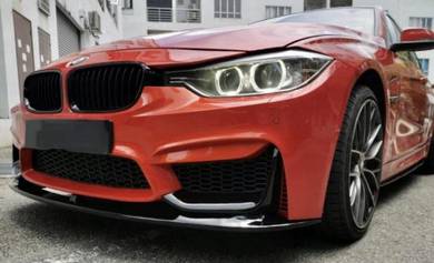 Bmw F30 M3 M-P Front Lip 3 Pcs Bodykit Gloosy Blk