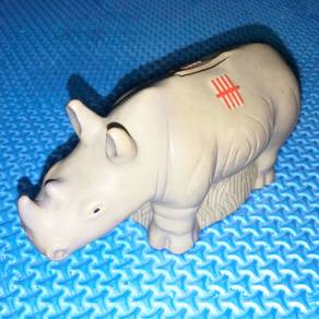 Vintage United Overseas Bank UOB Rhino Coin Box