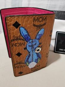 Branded leather MCM card holder/Wallet/pouch