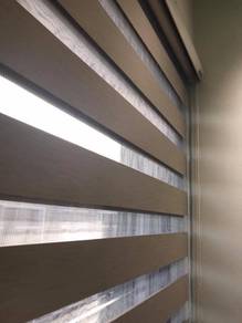 LANGSIR JENIS ZEBRA l install zebra blind curtain