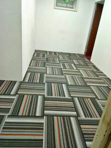 FLOOR CARPET INSTALL l pasang karpet pejabat 5mm