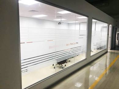 FROSTED STICKER PRIVACY l pasang tint frosted