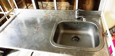 Stainless Steel Kitchen Sink with Stand