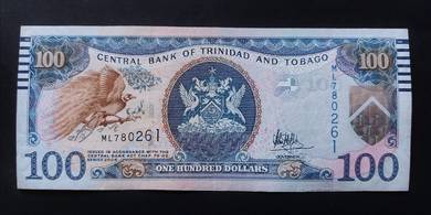 Trinidad and Tobago 100 Dollars 2006 / 2014 P-51c