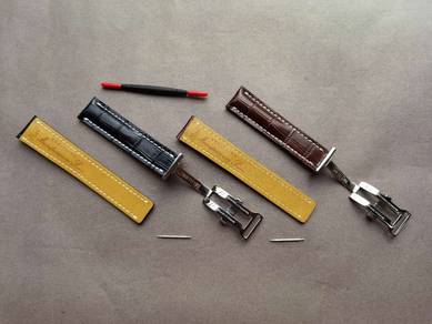 BREITLING Croc Leather Watch Strap
