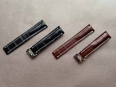 BREITLING Croc Leather Watch Strap