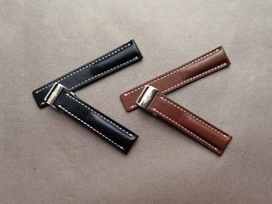 BREITLING Calf Leather Watch Strap