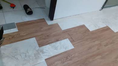 LANTAI KEMASAN VINYL l vinyl floor install