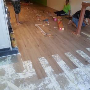 LANTAI KEMASAN VINYL l vinyl floor install