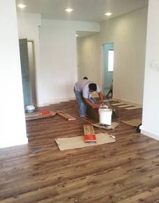 LANTAI KEMASAN VINYL l vinyl floor install
