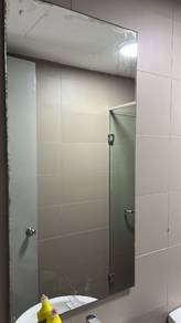 PASANG CERMIN TEMPAHAN KHAS l wall mirror install