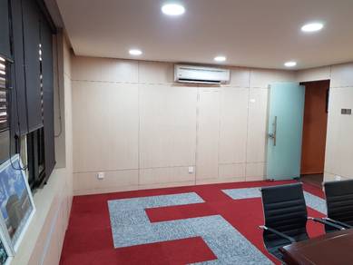 PASANG KARPET PEJABAT l tile carpet install 6mm