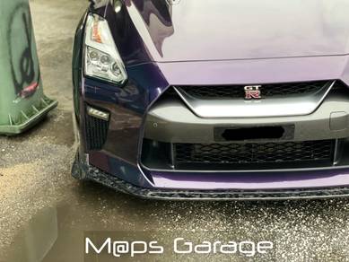 Gtr r35 gtr35 2017 varis forged carbon front lip