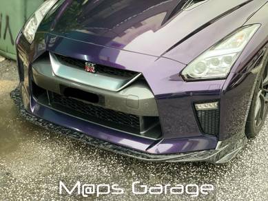 Gtr r35 gtr35 2017 varis forged carbon front lip