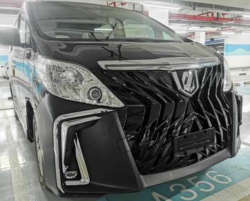 Alphard 08 Convert 2018 Bumper Grill DRL Daylight