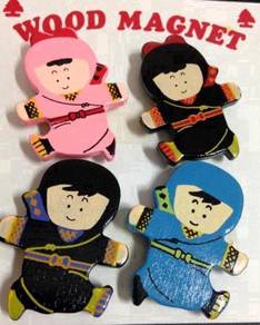 Magnets - Cute Japanese Wood Magnets (New)