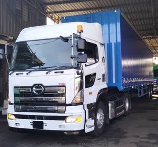 Hino 700 & New 2 axle Curtain trailer Ready stock
