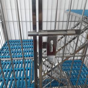 Grade 304 Stainless Steel Cat Cage - Rust Free