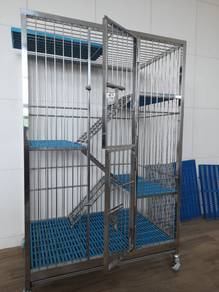 Grade 304 Stainless Steel Cat Cage - Rust Free