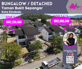 Bungalow Detached House Taman Bukit Sepanggar Kota Kinabalu