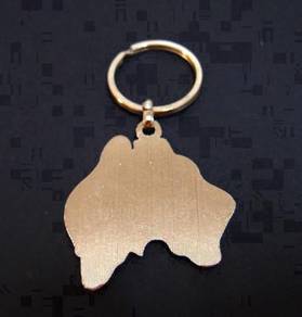 Australia Kaolas & Map Keyring (New)