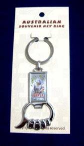 Aust. Kaola Bear Key Ring Bottle Opener (New)