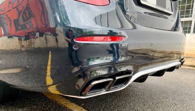 Benz W213 E63 Amg Rear Diffuser Bumper Bodykit