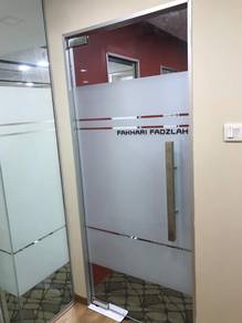 TINT KABUR l frosted sticker install privasi