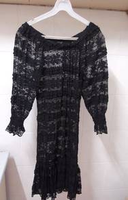 Nichii Classy Full Lace Black Dress (Size S)