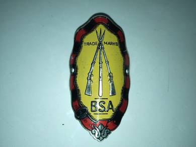 Logo Emblem Basikal Klasik Basikal Tua BSA