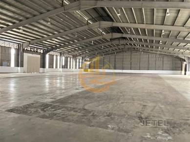 Limited Kapar Warehouse 61500sqft 400AMP Ceiling 40ft Floor 3ton Value
