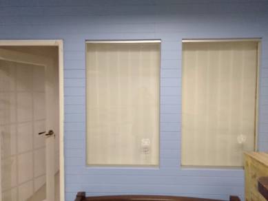 INSTALL OFFICE CURTAIN l langsir pejabat vertical