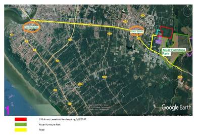 195 Acres, Agriculture land at Bakri, Muar
